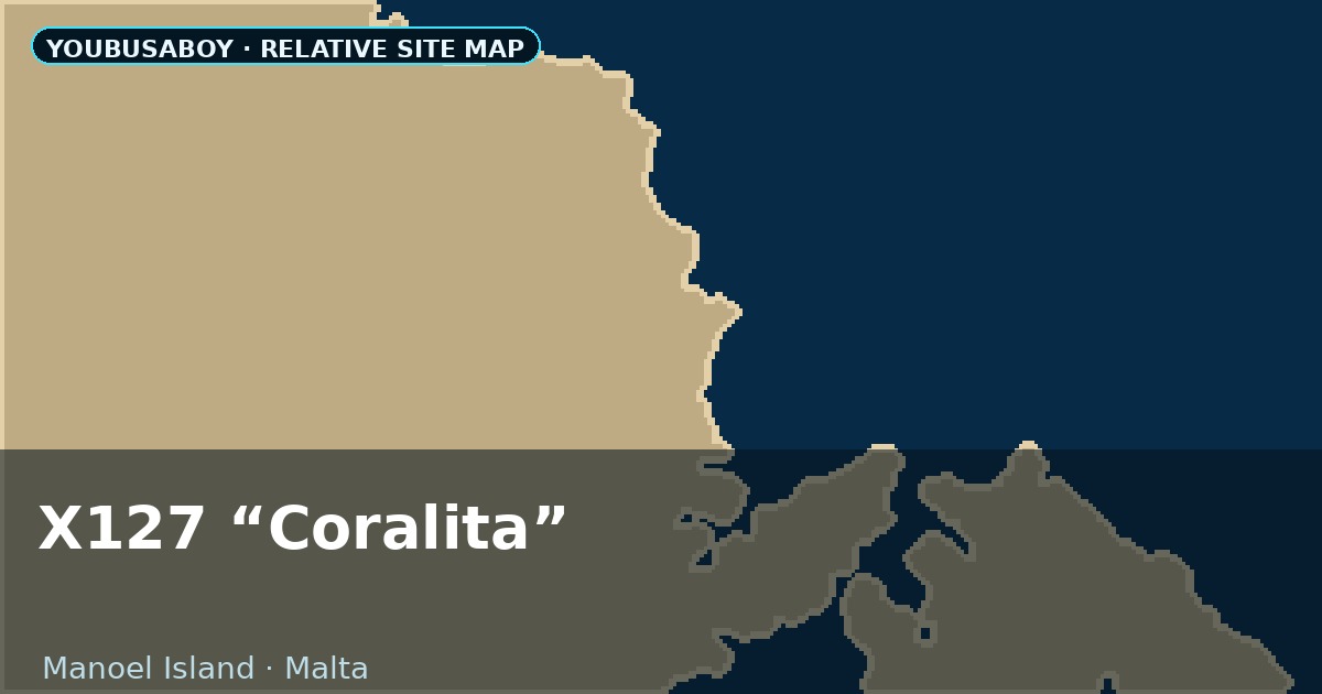 X127 Lighter “Coralita” — A Gallipoli Veteran Beneath Manoel Island